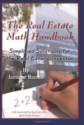 book The real estate math handbook : simplified solutions for the real estate investor