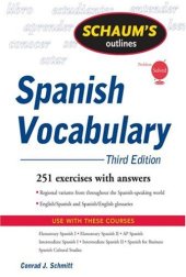 book Schaum's Outline of Spanish Vocabulary