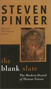 book The Blank Slate: The Modern Denial of Human Nature