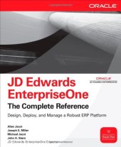 book JD Edwards EnterpriseOne, The Complete Reference 