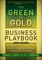 book The green to gold business playbook : how to implement sustainability practices for bottom-line results in every business function