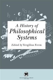 book A history of philosophical systems