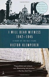 book I will bear witness, vol. 2. Diary of the Nazi years, 1942-1945