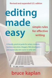 book Editing made easy : simple rules for effective writing