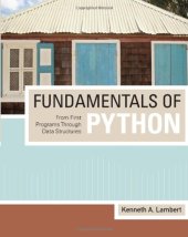 book Fundamentals of Pyhton : from first programs through data structures