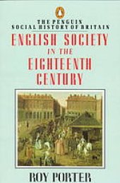 book The Penguin Social History of Britain English Society in the Eighteenth Century