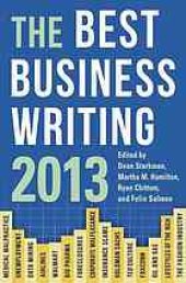 book The Best Business Writing 2013