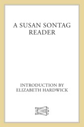 book A Susan Sontag reader