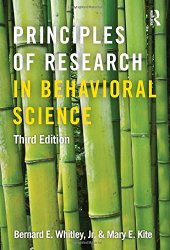 book Principles of Research in Behavioral Science