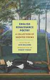 book English Renaissance poetry : a collection of shorter poems from Skelton to Jonson