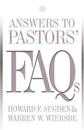 book Answers to Pastors' FAQ's