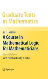 book A Course In Mathematical Logic For Mathematicians