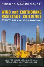 book Wind and Earthquake Resistant Buildings: Sturctural Analysis and Design