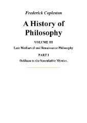 book A History of Philosophy - Ockham to the Speculative Mystics (Christian Library)