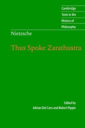 book Thus Spoke Zarathustra