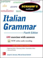 book Schaum’s Outline of Italian Grammar, 4th Edition