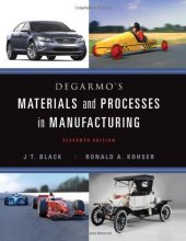 book DeGarmo’s Materials and Processes in Manufacturing