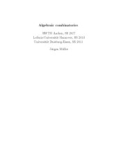 book Algebraic combinatorics [Lecture notes]