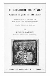 book Le Charroi de Nîmes, chanson de geste du XIIe siècle