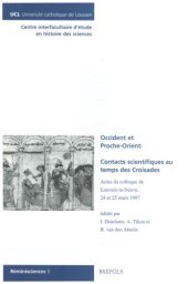 book Occident et Proche-Orient: contacts scientifiques au temps des Croisades: Actes du colloque de Louvain-la-Neuve, 24 et 25 mars 1997