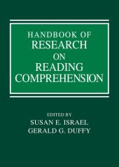 book Handbook of Research on Reading Comprehension.