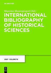 book International Bibliography of Historical Sciences