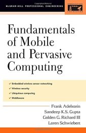 book Fundamentals of Mobile and Pervasive Computing