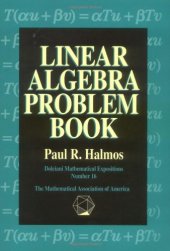 book Linear Algebra Problem Book