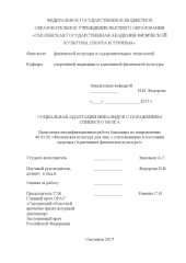 book Социальная адаптация инвалидов с поражением спинного мозга 