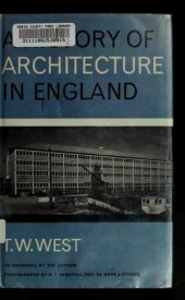 book A history of architecture in England