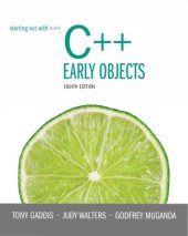 book Starting Out with C++  Early Objects