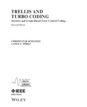 book Trellis and Turbo Coding. Iterative and Graph-based Error Control Coding