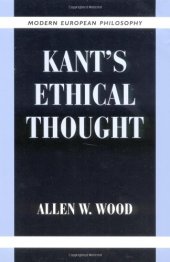 book Kant’s Ethical Thought