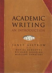 book Academic Writing: An Introduction