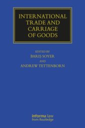 book International Trade and Carriage of Goods