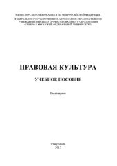 book Правовая культура : учебное пособие 