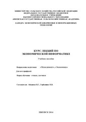 book Курс лекций по экономической информатике 