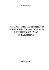 book ИСТОРИЯ ОТЕЧЕСТВЕННОГО ИСКУССТВА XVIII-XIX ВЕКОВ В ТЕЗИСАХ, СХЕМАХ И ТАБЛИЦАХ 