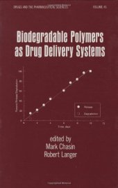 book Biodegradable Polymers As Drug Delivery Systems