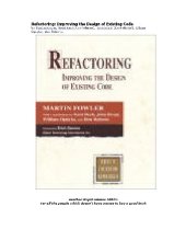 book Refactoring