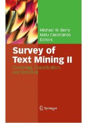 book Survey of Text Mining, Clustering, Classification and Retrieval 2