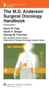 book The M.D. Anderson Surgical Oncology Handbook