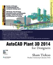 book AutoCAD Plant 3D 2014 for Designers