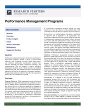 book Performance Management Programs