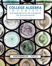 book College Algebra in Context with Applications for the Managerial, Life, and Social Sciences