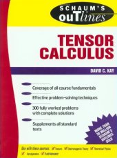 book Tensor Calculus