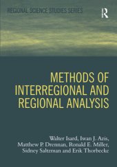 book Methods of Interregional and Regional Analysis