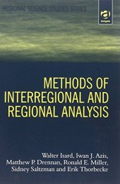 book Methods of Interregional and Regional Analysis