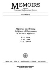 book Algebraic and Strong Splittings of Extensions of Banach Algebras