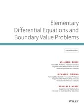 book Elementary Differential Equations and Boundary Value Problems